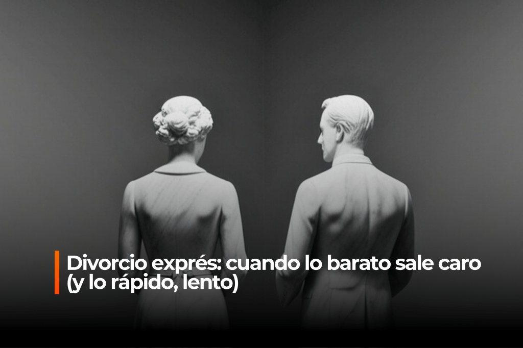 Divorcio exprés: cuando lo barato sale caro (y lo rápido,&nbsp;lento)